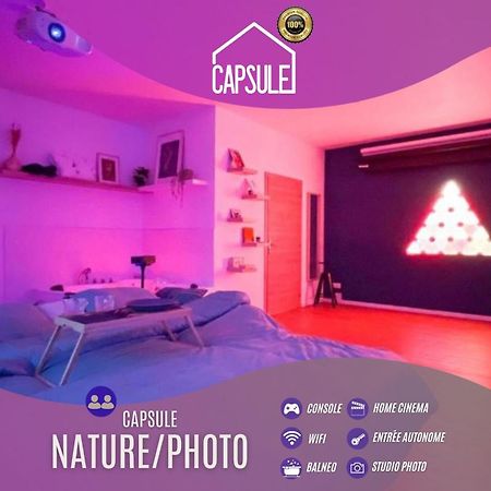 Capsule Nature & Photos - Jacuzzi - Netflix & Home Cinema - Ps5 & Jeu Thun-Saint-Martin Bagian luar foto