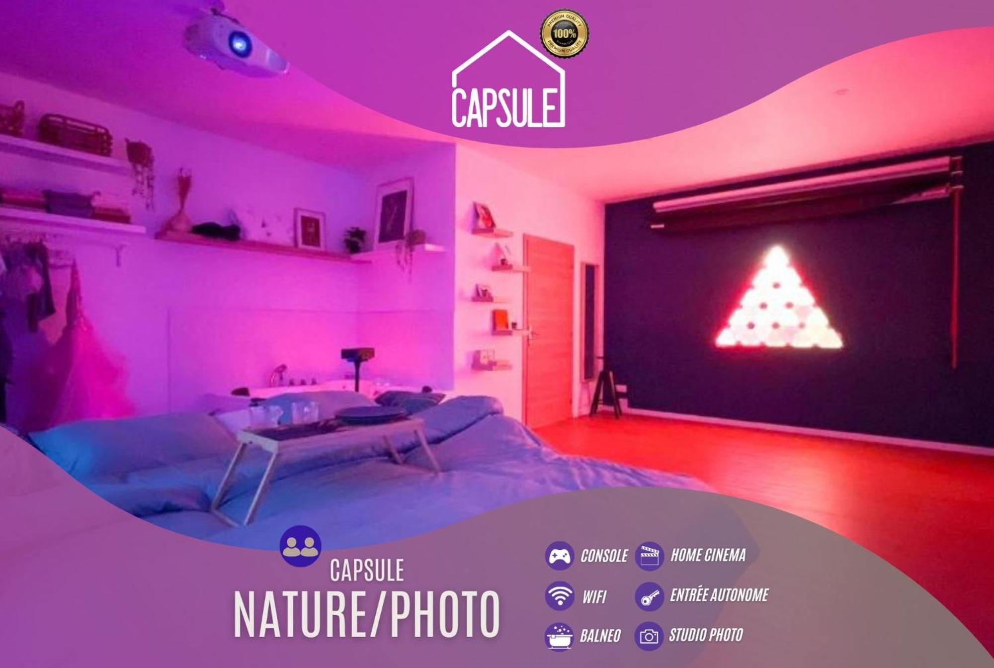 Capsule Nature & Photos - Jacuzzi - Netflix & Home Cinema - Ps5 & Jeu Thun-Saint-Martin Bagian luar foto